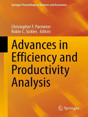 cover image of Advances in Efficiency and Productivity Analysis